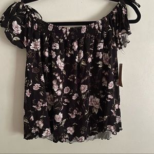 NWT American Eagle Floral Off The Shoulder Top